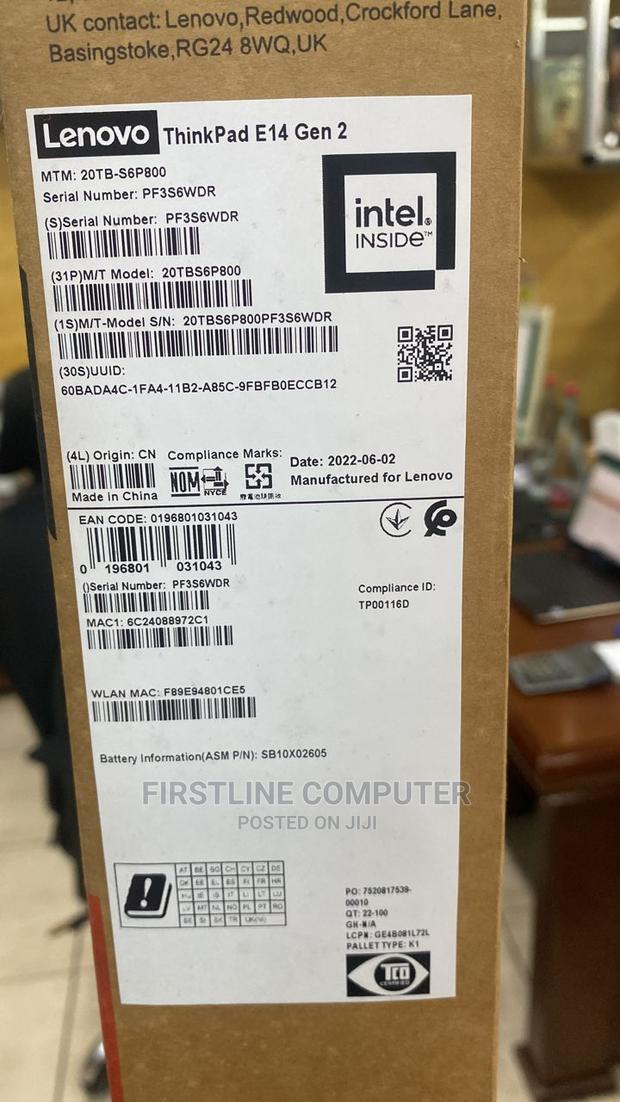 New Laptop Lenovo Thinkpad E15 16GB Intel Core I7 HDD+SSD 512GB · Photo 3