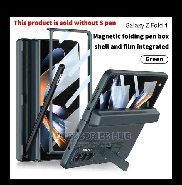 Magnetic Hinge Case Cover for Z Fold 4 With Screen Protector · Photo 1