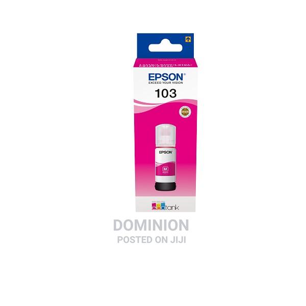 Epson 103 Magenta Original Ink Bottle (C13t00s34a) 65ml · Photo 2