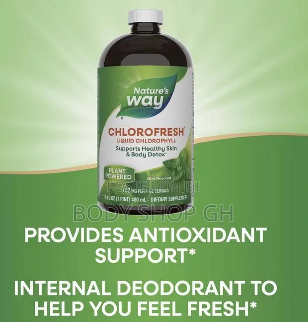 Nature’S Way Chlorofresh Liquid Chlorophyll - Internal Deodorant, 16oz · Photo 1