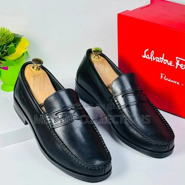 Quality Designed Black and Coffee Salvatore Ferragamo Loafers 39-45 · Photo 1