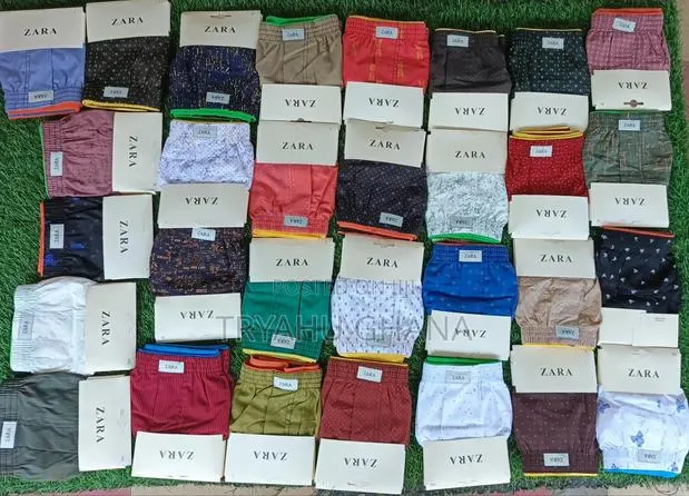Buy 100% Cotton Men's Boxer Shorts From Zara| Tryahu Price In Ghana · Photo 1