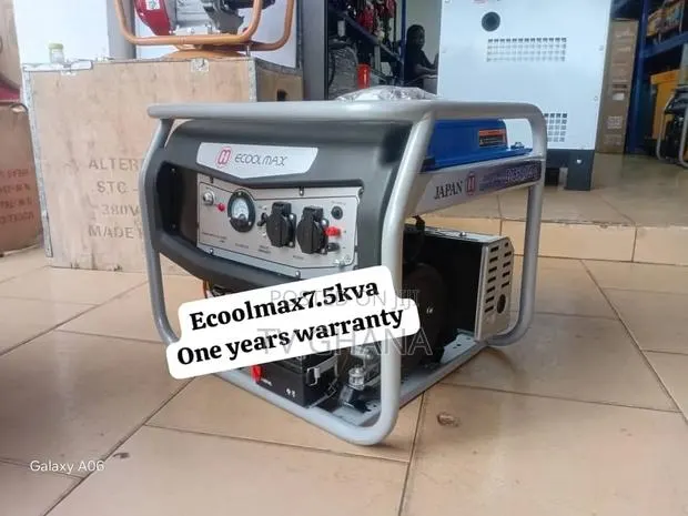 Ecoolmax 7.5kVA Generator – Long Runtime Stable Output7.5kva · Photo 1
