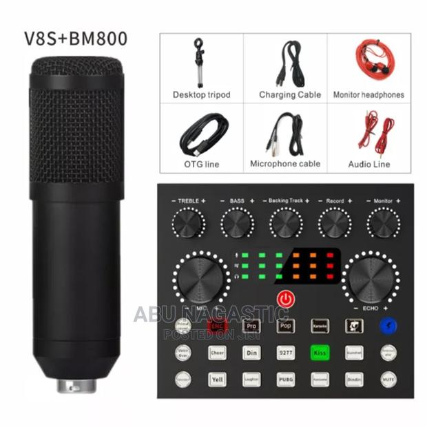 Condenser Microphone With Mixer Sound Card Bundle Set · Photo 1