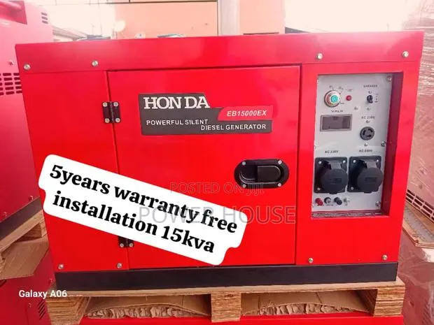 Vortex Flow Honda Diesel Generator 15kva 16500watts · Photo 1