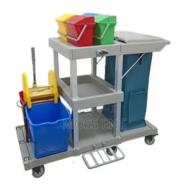 Multi-Function Cleaning Cart - Yj-04 · Photo 1