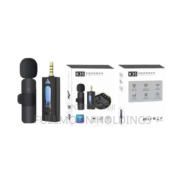 Wireless 3.5mm Lapel Condenser Mic for Camera, Smartphone, · Photo 4