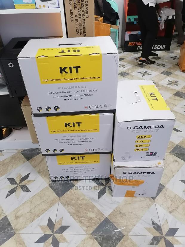 8 Channel 5mp IP Camera With Mic Complete Kit +Network Cable · Photo 2