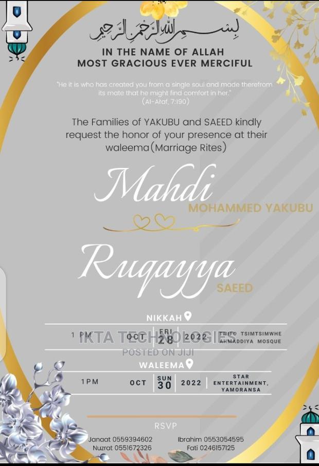 Amazing Memorable Wedding Invitation Card Design · Photo 4