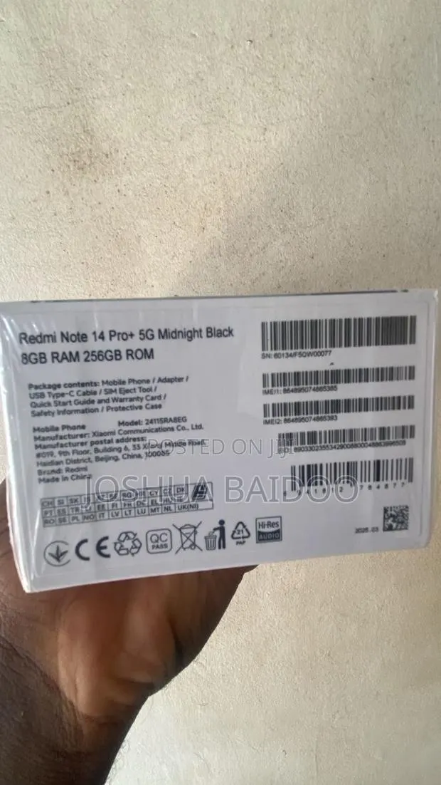 New Xiaomi Redmi Note 14 Pro 256 GB Red · Photo 1