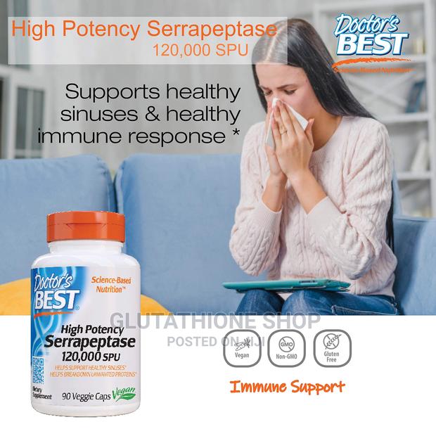 Doctor's Best High Potency Serrapeptase 120,000 Spu · Photo 2