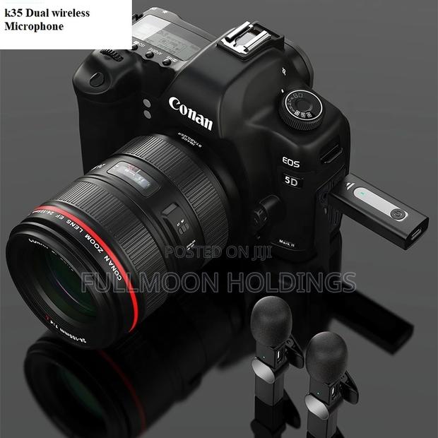 Wireless 3.5mm Lapel Condenser Mic for Camera, Smartphone, · Photo 2