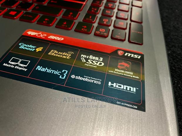 Laptop MSI GV62 8RD 8GB Intel Core I5 HDD+SSD 1.5T · Photo 7