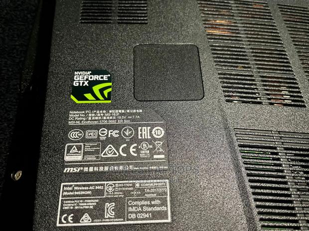 Laptop MSI GV62 8RD 8GB Intel Core I5 HDD+SSD 1.5T · Photo 8