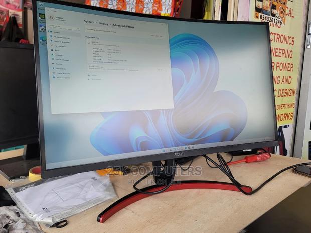 Acer 27inch Qhd Curved Monitor · Photo 1