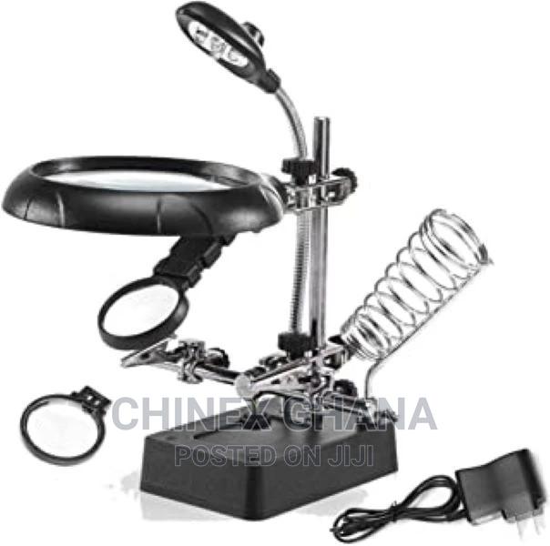 Magnifier With Soldering Iron Stand and Board Holder · Photo 1