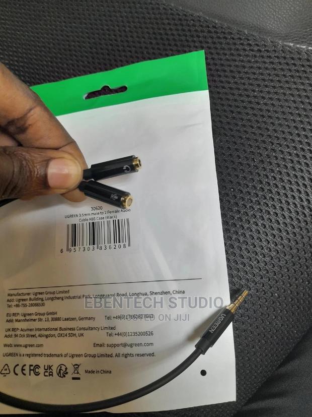 Headset Splitter 3.5mm Mini Jack to Mic and Speaker Quality · Photo 6