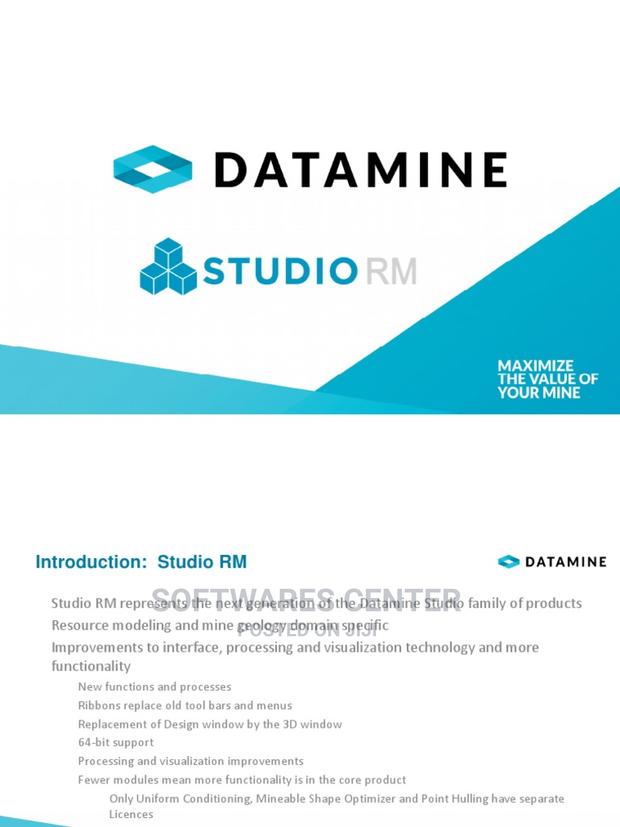 Datamine Studio RM 1.4 Full Version · Photo 1