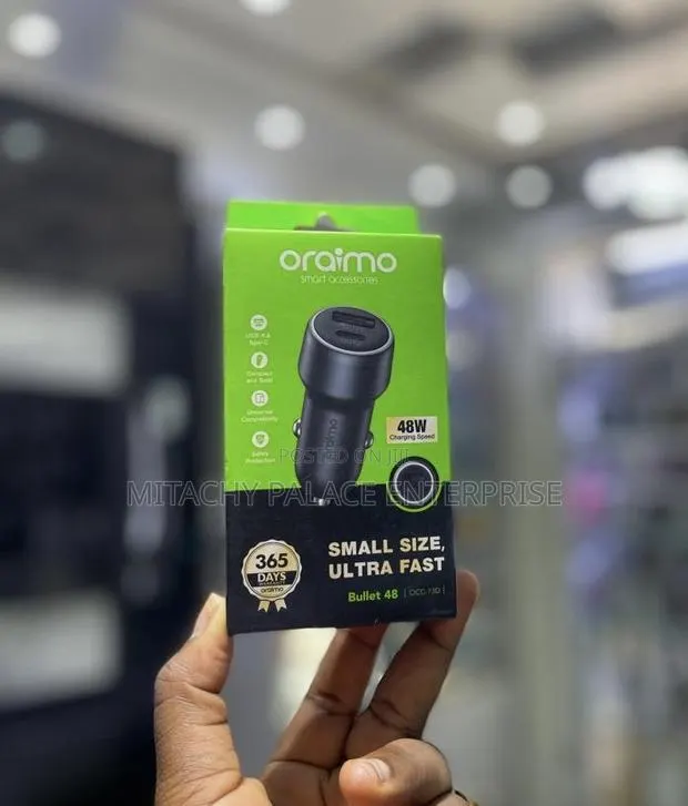 Oraimo 2ports Car Charger Port · Photo 1