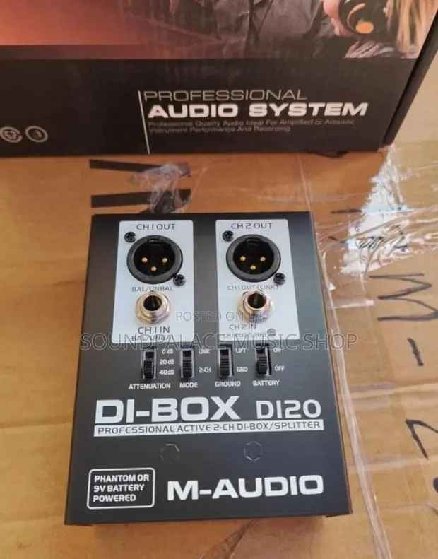 M-Audio DI20 Professional Active 2-Channel DI-Box/Splitter · Photo 1