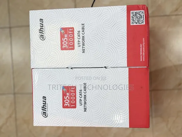 Dahua Cat6 Utp Cable Pure Copper White 305m Dh-Pfm920i-6un-C · Photo 2