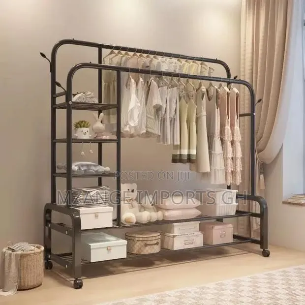 150cm Multipurpose Clothes Rack Organizer · Photo 1