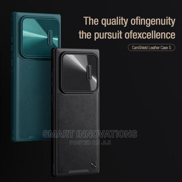 Galaxy S22 Ultra Camshield Leather Case · Photo 1