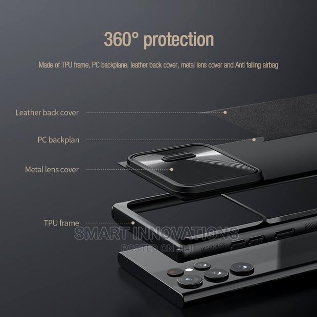 Galaxy S22 Ultra Camshield Leather Case · Photo 4