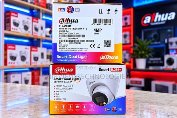 DAHUA DH-IPC-HDW1439V-A-IL4MP Entry Smart Dual Light Fixed-Focal · Photo 1