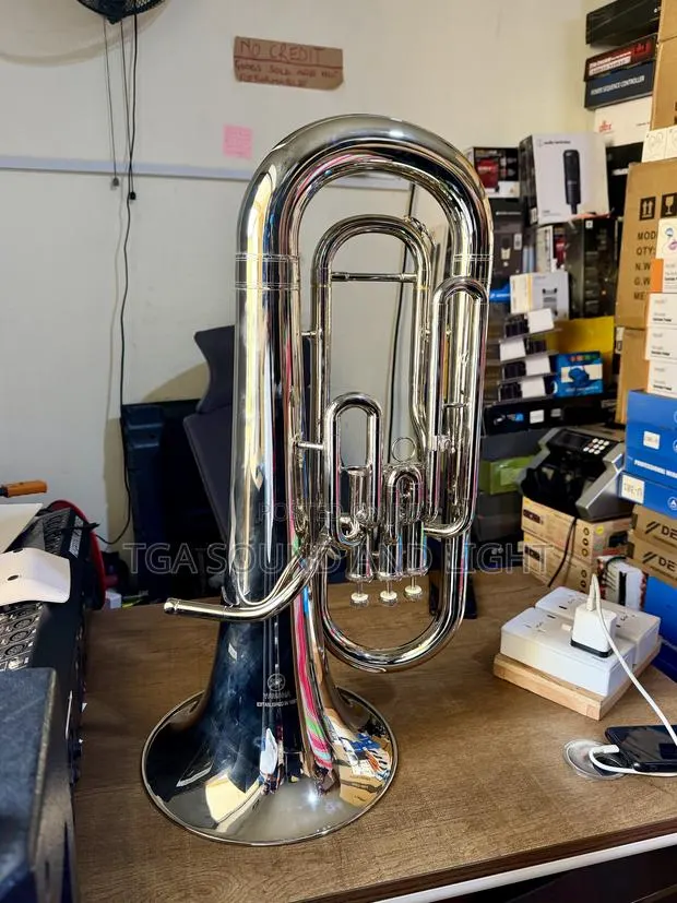 Yamaha 3 Valves Silver Euphonium · Photo 1