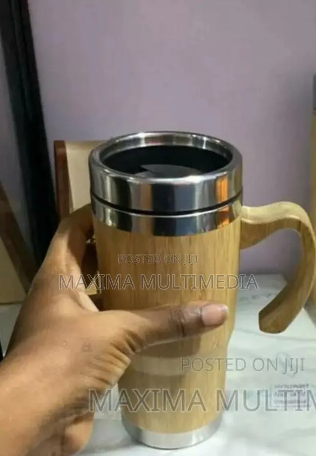 Bamboo Flask With Handle Customised as Well. · Photo 1
