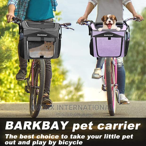 BARKBAY Dogs Cats Bike Basket Carrier · Photo 2