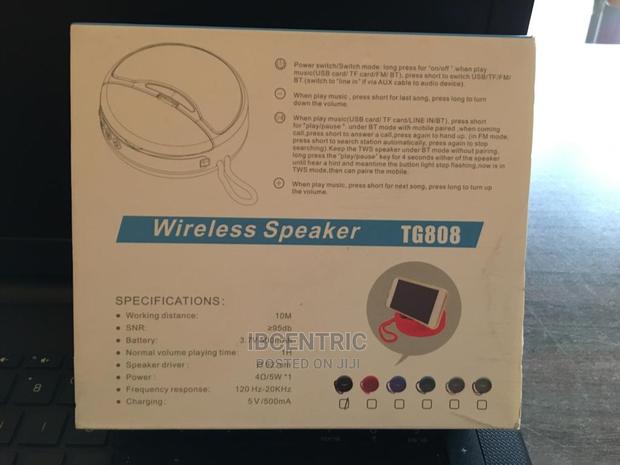 T and G Portable Wireless Speaker With Wireless Earbuds · Photo 2