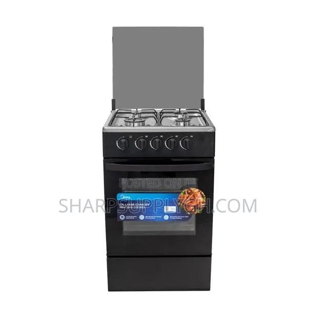 Midea 4-Burner Gas Cooker With Grill · Photo 1