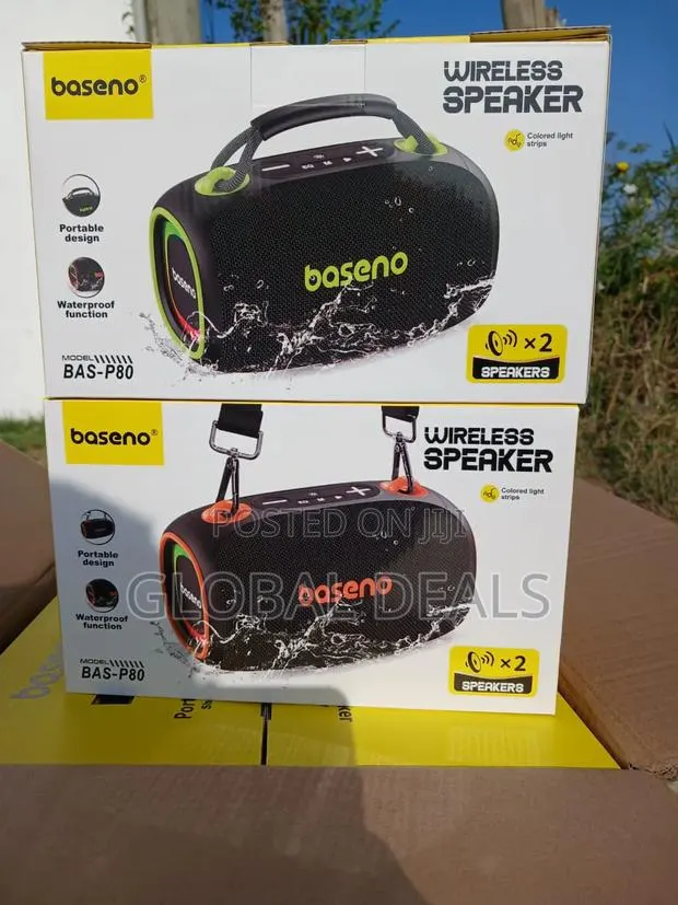 Baseno BAS-P80 Wireless Speaker - Portable Waterproof Dual Speaker · Photo 1