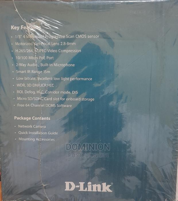 D-Link Dcs-F4624e Onvif 4mp IP Vari-Focal Dome CCTV Camera · Photo 2