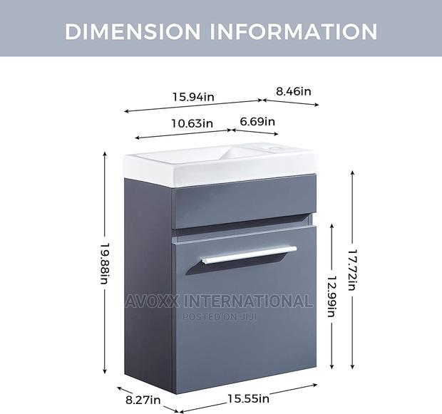 Delavin 16"Bathroom Vanity and Sink Combo W/ White Ceramic · Photo 7