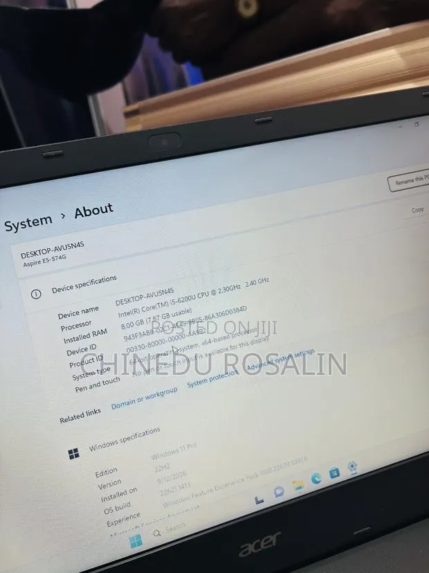 Laptop Acer Aspire 15 8GB Intel Core i5 HDD 1T · Photo 4