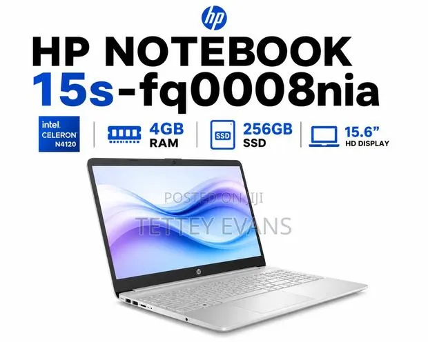 New Laptop HP 15s 4GB Intel SSD 256GB · Photo 1
