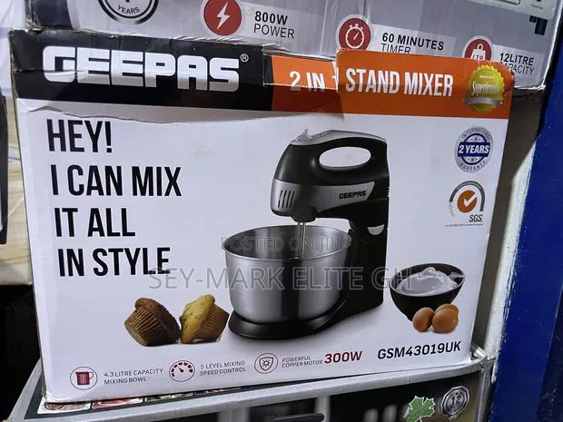 4.3L Geepas Stand Mixer (2 in 1 ) · Photo 1