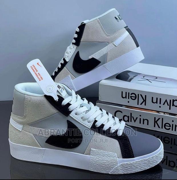 Nike SB Blazer Mid PRAM Mosaic Black Grey · Photo 1