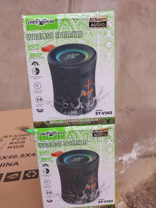 SWEET VOCAL ST-V202 Wireless Speaker - HIFI 360° Surround Sound · Photo 1