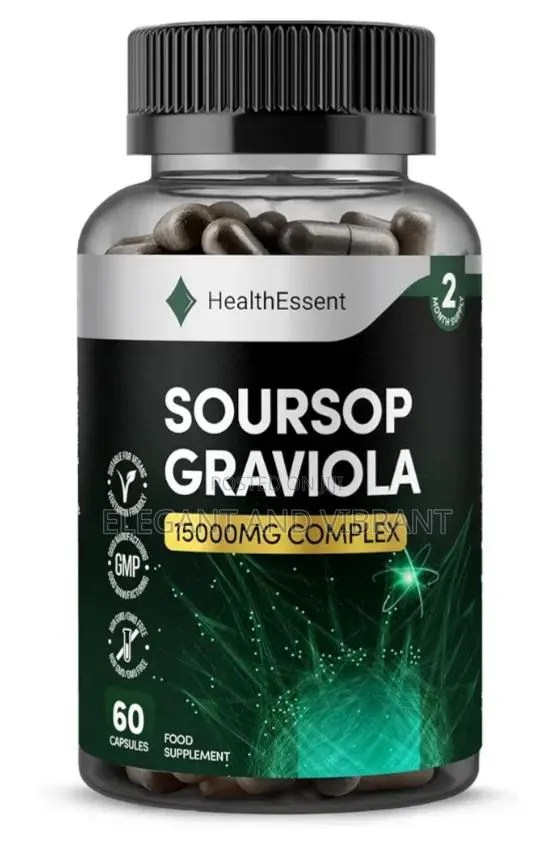 Soursop Graviola Fruit Extract Caps,15000mg High Strength, 2 Months · Photo 1