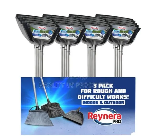 Raynera Pro Broom and Dustpan Set - 3 Piece · Photo 1