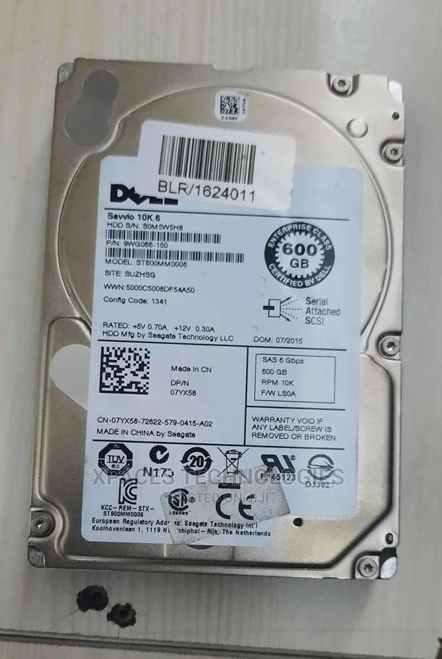 Dell Seagate 600GB RPM 6gbp/S SAS 2.5 Inch Hard Drive · Photo 1
