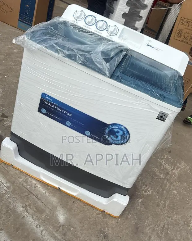 Exceptional Quality Midea 18KG Twin Top Washing Machine · Photo 1