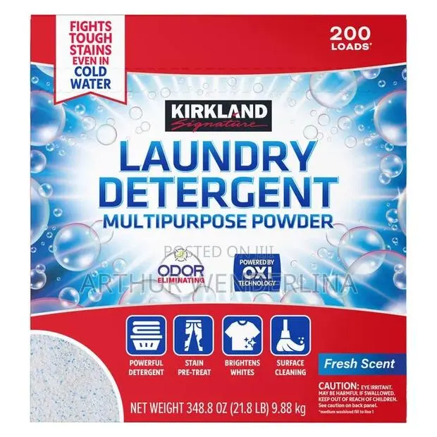 Kirkland Signature Powder Laundry Detergent, 200 Loads, · Photo 1