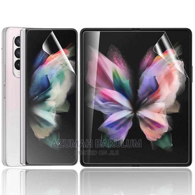 Samsung Galaxy Fold 3/5/ 6 (3 in 1 Hydrogel Screen Protector · Photo 3