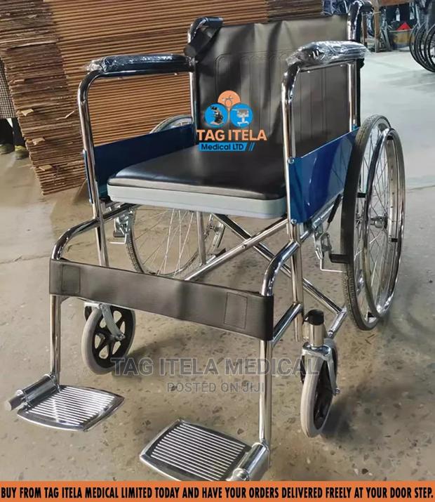 Commode Wheelchair (ShortBack) · Photo 1