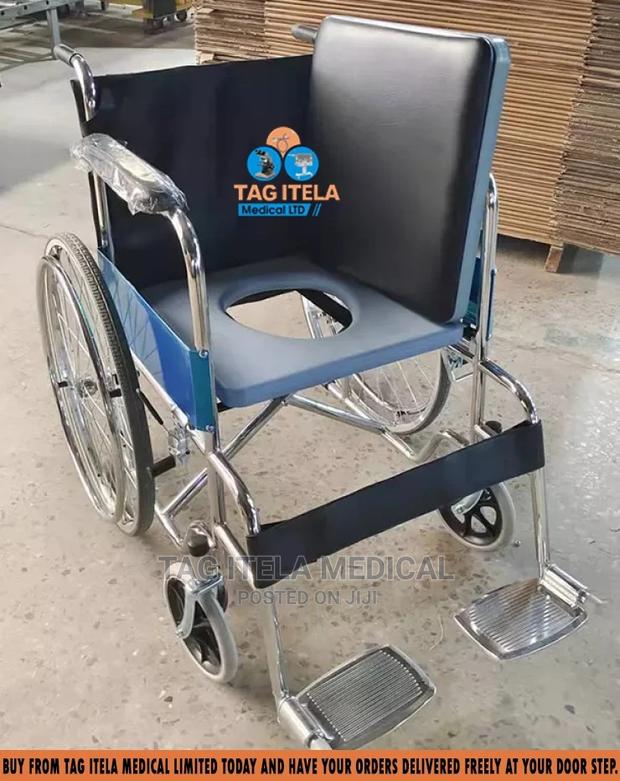 Commode Wheelchair (ShortBack) · Photo 3